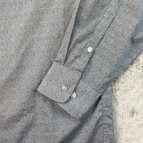 Calvin Klein Regular Fit Performance Non Iron Dress Shirt Mens 15.5 34/35 Cotton - Picture 6 of 10